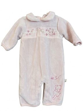 Vintage Walt Disney Collection Winnie the Pooh Plush Pram Suit/Sleeper 3M EUC